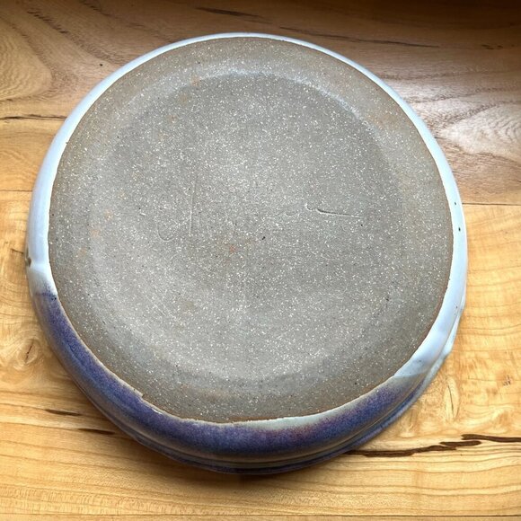 Chappelle Happy Valley Studio Georgia Pottery Watermelon Pie/Tart Dish - Signed - Picture 3 of 6